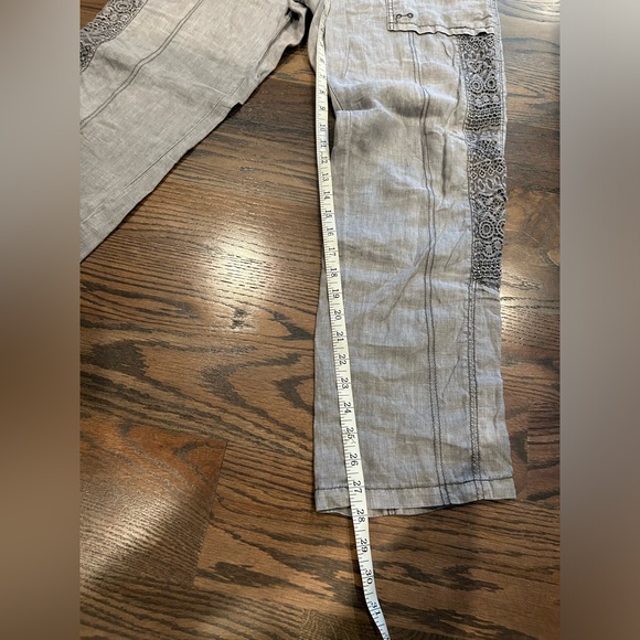 HEI HEI Gray Linen Pants - Picture 6 of 8
